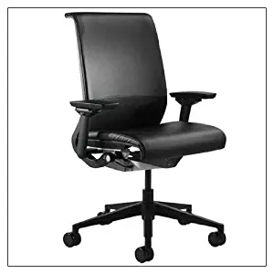 Steelcase Think Chair(R) - Leather, color = Black