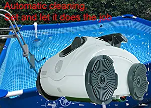 EZ Care Robotic Pool Cleaner for Small Steel Frame or softside Pools Such as Intex or Bestway