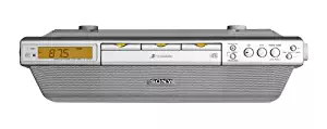 Sony ICF-CDK70 Under Cabinet Kitchen Clock Radio with CD-Changer (Discontinued by Manufacturer)