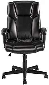 Realspace Breckland High-Back Chair, Black