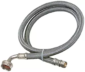 Eastman 41043 Stainless steel Dishwasher Connector 3/8" Comp x 3/4" FHT x 72" length - Stainless Steel - 12 Pack
