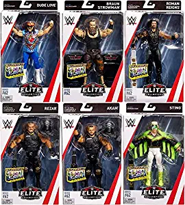 Ringside WWE Elite 62 - Complete Set of 6 Mattel Toy Wrestling Action Figures