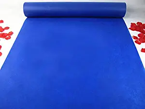 Wedding Accessories Decorations 24 in×66 ft Royal Blue Aisle Runner Aisle Floor Runner for Wedding Party Indoor and Outdoor