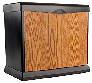 AIRCARE EA1407 Digital Whole-House Console-Style Evaporative Humidifier, Honey Oak