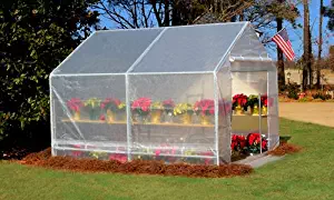 King Canopy GH1010 10-Feet by 10-Feet Fully Enclosed Greenhouse, Clear