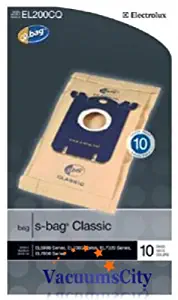 Electrolux Canister Vacuum Cleaner Classic Type S Bags 10 Pk Part # EL200CQ-4,EL200CQ4,EL200CQ,EL200C
