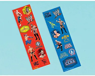 WWE Wrestling Stickers (8 sheets)