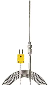 PerfectPrime TL1813 Sensor Metal HeadProbe for K-Type Probe Thermocouple Sensor & Meter in Temperature Range from 0 to 1000 °C