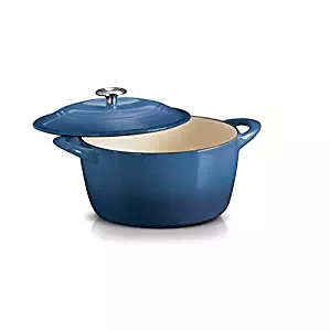 Tramontina 6.5 Qt Enameled Cast Iron Dutch Oven Cobalt Color