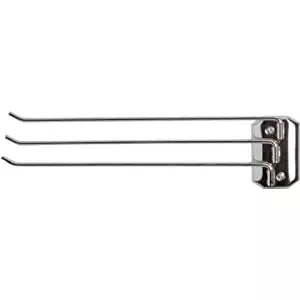 Decko #38190 Swing Arm Kitchen Towel Rack, Chrome