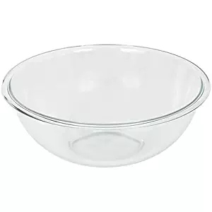 Pyrex Prepware 4-Quart Rimmed Mixing Bowl, Clear