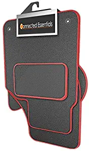 Connected Essentials 5033339 Grey with Red Trim Tailored Heavy Duty Custom Fit Car Mats Alfa Romeo 159 (2005-2011)