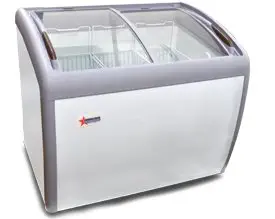Omcan 31456 Commercial XS-260YX Ice Cream Display Freezer/Novelty Case
