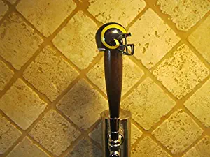 Rams Kegerator Beer Tap Handle Football Helmet Team Bar NCAA
