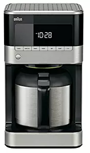 Braun KF7155BK Thermal Carafe Coffeemaker, Black