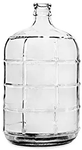 Geo Sports Bottles 3 Gallon Round Glass Carboy fits 30mm Cork Finish or 55mm Push Cap Home Brew