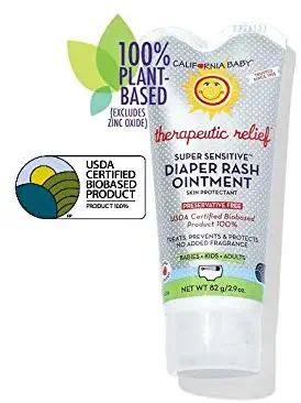 California Baby Diaper Rash Cream Super Sensitive Fragrance Free - 2.9 oz