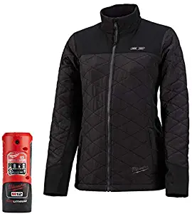 MILWAUKEE M12 HEATED WOMEN'S AXIS JACKET KIT BLACK (Medium)