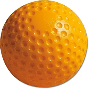 MacGregor Dimpled Baseballs, Yellow, 9-inch (One Dozen)