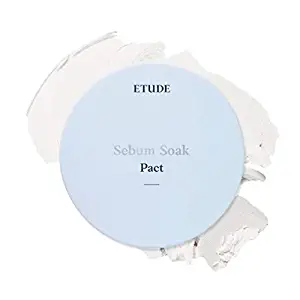 ETUDE HOUSE Sebum Soak Pact | Facial Oil Control and Soft Skin with this Mineral Powder that Absorbs Sebum for a Matte Face | K-beauty