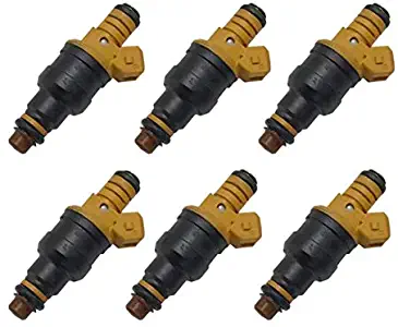 Tapeak 6PCS Fuel Injectors 24lb 280150702 0280150702 Fits 1991-1995 for Alfa Romeo 164 3.0L V6 13500898-103 13500898-104