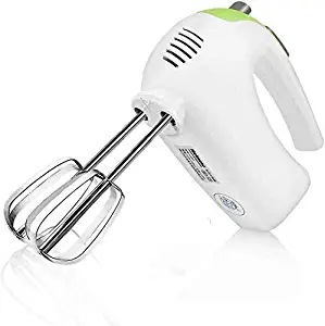 Electric Whisk，Portable Electric Egg Beater For Kitchen For Home Whisks Mini Hand Mixer Stainless Steel Beaters Electric Hand Mixers 0602 (Color : White)