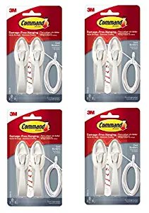 CommandCord Bundlers, Cord Organizer, 2-Bundlers, 4 Packs