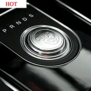 Herben ABS Chrome Car Gear Shift Knob Cover Decoration Trim Sticker for Jaguar XF XE XJ XJL F-Pace f pace 2016 Car-Styling New