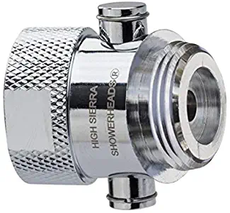 Shower Shutoff Valve - Solid Metal – Virtually No Pressure Loss! Push-Button Trickle Valve Easily Controls the Flow of Water or Shuts It Off to Just a Trickle - Chrome