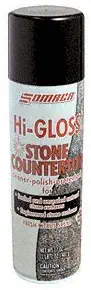 Somaca Hi-Gloss Stone Countertop Cleaner - Pack of 3 Cans