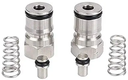 304SS Ball Lock Keg Posts set Cornelius Type keg Ball Lock Post & Poppet Female Thread Gas and Liquid 19/32"-18 Thread Corny Keg Adapter Kit