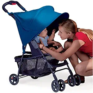 RayShade UV Protective Stroller Shade Improves Sun Protection for Strollers, Joggers and Prams Navy (Discontinued by Manufacturer)