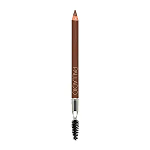 Palladio Brow Pencil & Brush for Eyebrows, Dark Brown