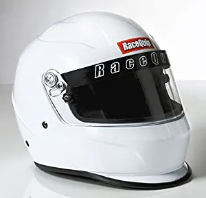 RaceQuip 273116 Gloss White X-Large PRO15 Full Face Helmet (Snell SA-2015 Rated)