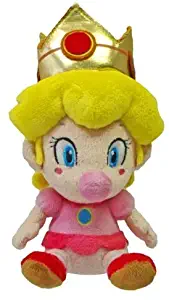 Little Buddy Super Mario Plush Baby Peach, 5-Inch