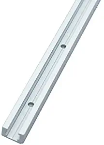 POWERTEC 71374 Aluminum T-Track 18 Inch Heavy Duty | Specialized T Slot Track Mounting for 1/4”-20 Hex Bolt