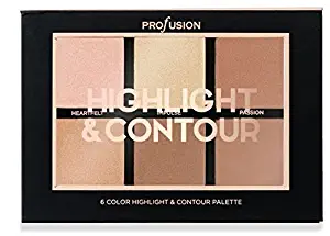 Profusion Cosmetics - Studio Icon Collection Highlight & Contour 6 Colour Palette