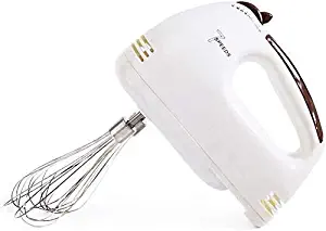 Electric Whisk，Household Electric Egg Beater Automatic Whisks Electric Hand Mixers Mini Hand Mixer Cream Mixer For Kitchen 7-speed Settings 0602 (Color : White)