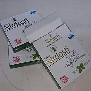 Nirdosh Herbal Cigarette Pack of 60 Cigarette Made with Ayurvedic Herbs (3 Packs)