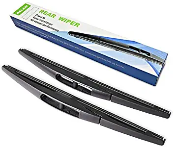 Rear Wiper Blade,ASLAM 10B Rear Windshield Wiper Blades Type-E for Original Equipment Replacement,Exact Fit(Pack of 2)