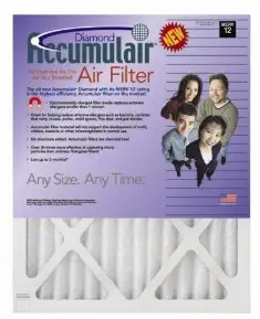 20x36x1 (19.5 x 35.5) Accumulair Diamond 1-Inch Filter (MERV 13) (4 Pack)