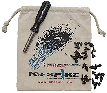 ICESPIKETM Serious Traction for Any Outdoor Activity! No Straps, Chains or Coils.