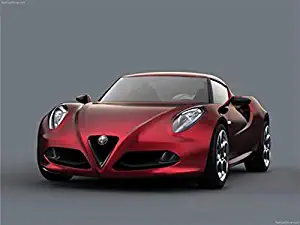 Alfa Romeo 4C Concept 2011 Poster 18" X 24" - Alfa Romeo 4C Concept 2011 Print