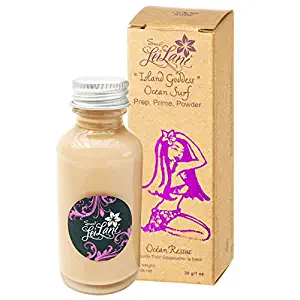 Sweet LeiLani Island Goddess Foundation | Prep, Prime, Powder | Gluten Free Waterproof Full Coverage 3 in 1 Liquid Foundation (1oz) (SAND BAR)