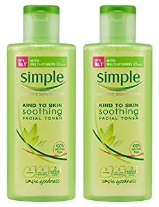 Simple Kind To Skin Soothing Facial Toner, 6.7 Ounce (200ml) (Pack of 2)