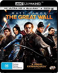 The Great Wall 4K UHD Blu-ray | NON-USA Format | Region B Import - Australia