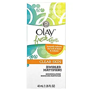 Olay Fresh Effects Clear Skin Redness and Pore Reducing Swirled Mattifier, 1.35 Ounce