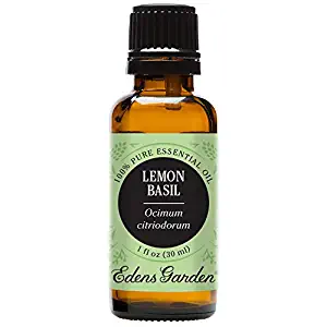 Edens Garden Lemon Basil Essential Oil, 100% Pure Therapeutic Grade (Highest Quality Aromatherapy Oils- Cold Flu & Inflammation), 30 ml
