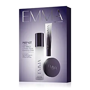 EMMA New York Prep Collection for complexion perfection (Cleansing & Tone, Prep & Concealer and Powder Prep)