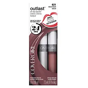 CoverGirl Outlast Natural Blush 621 All Day Lipcolor - 2 per case.